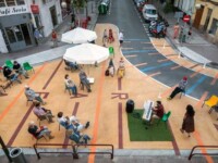 Reconversión de una de calles en espacios para los vecinos (Fuente: Programa Logroño Calles Abiertas)